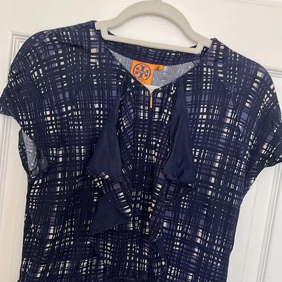 {TORY BURCH} ‘Clementine’ Plaid A-Line Dress - Picture 3 of 5